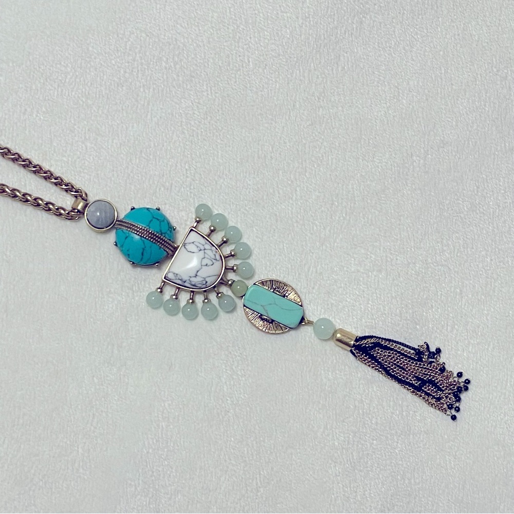 Stella & Dot | Totem Tassel Pendant Necklace